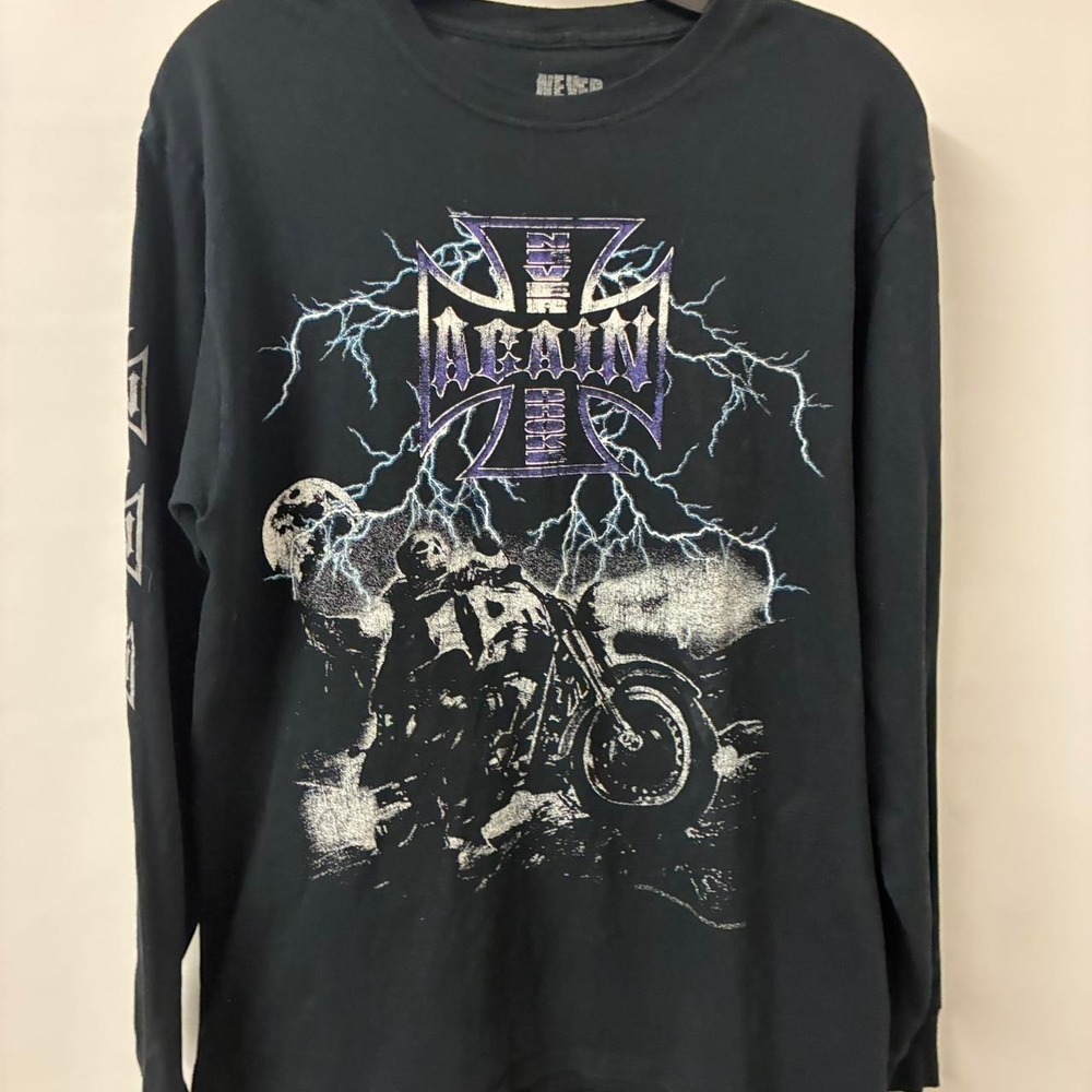 Mens Never Broke Again black long sleeve shirt